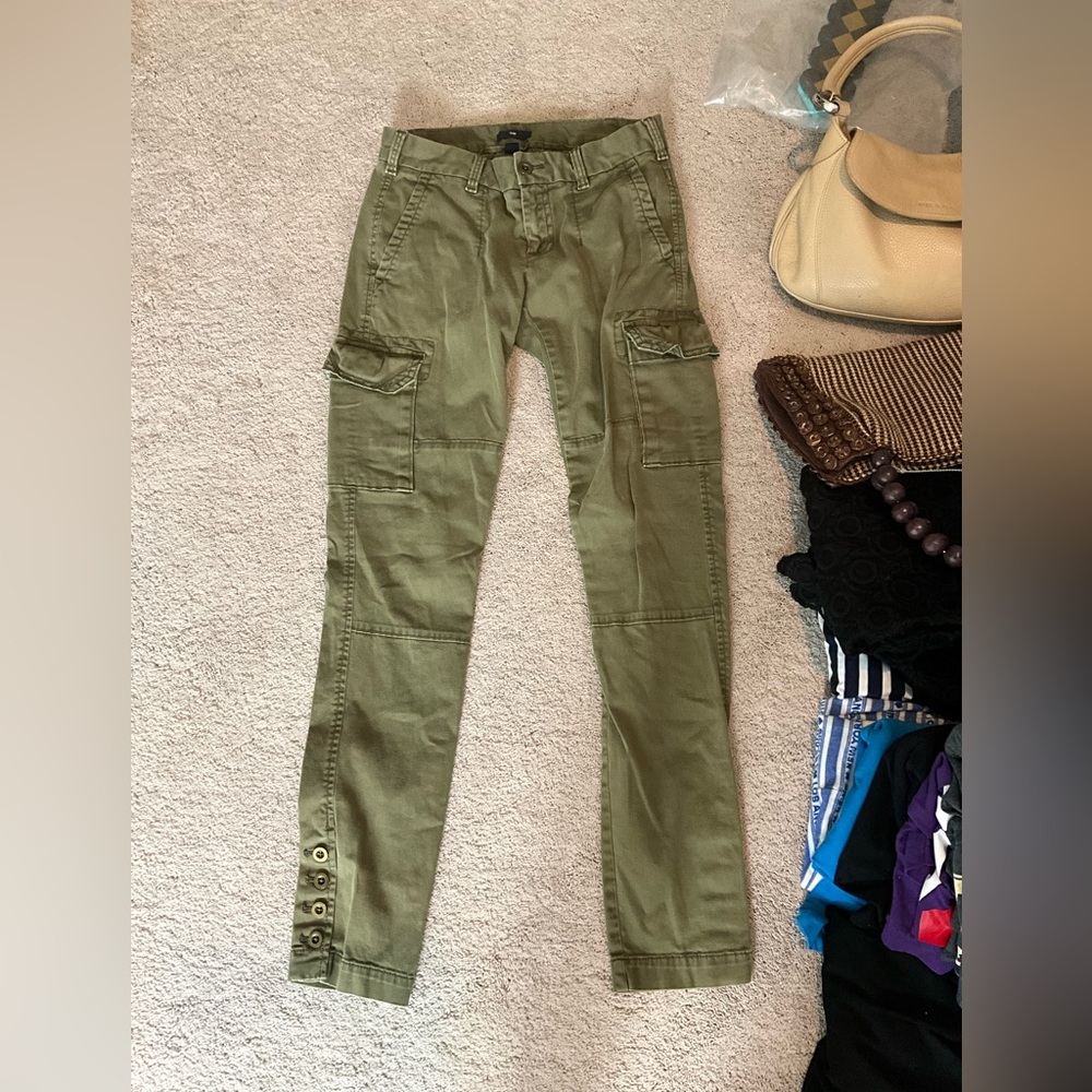 Gap Khaki Green Cargo Pants